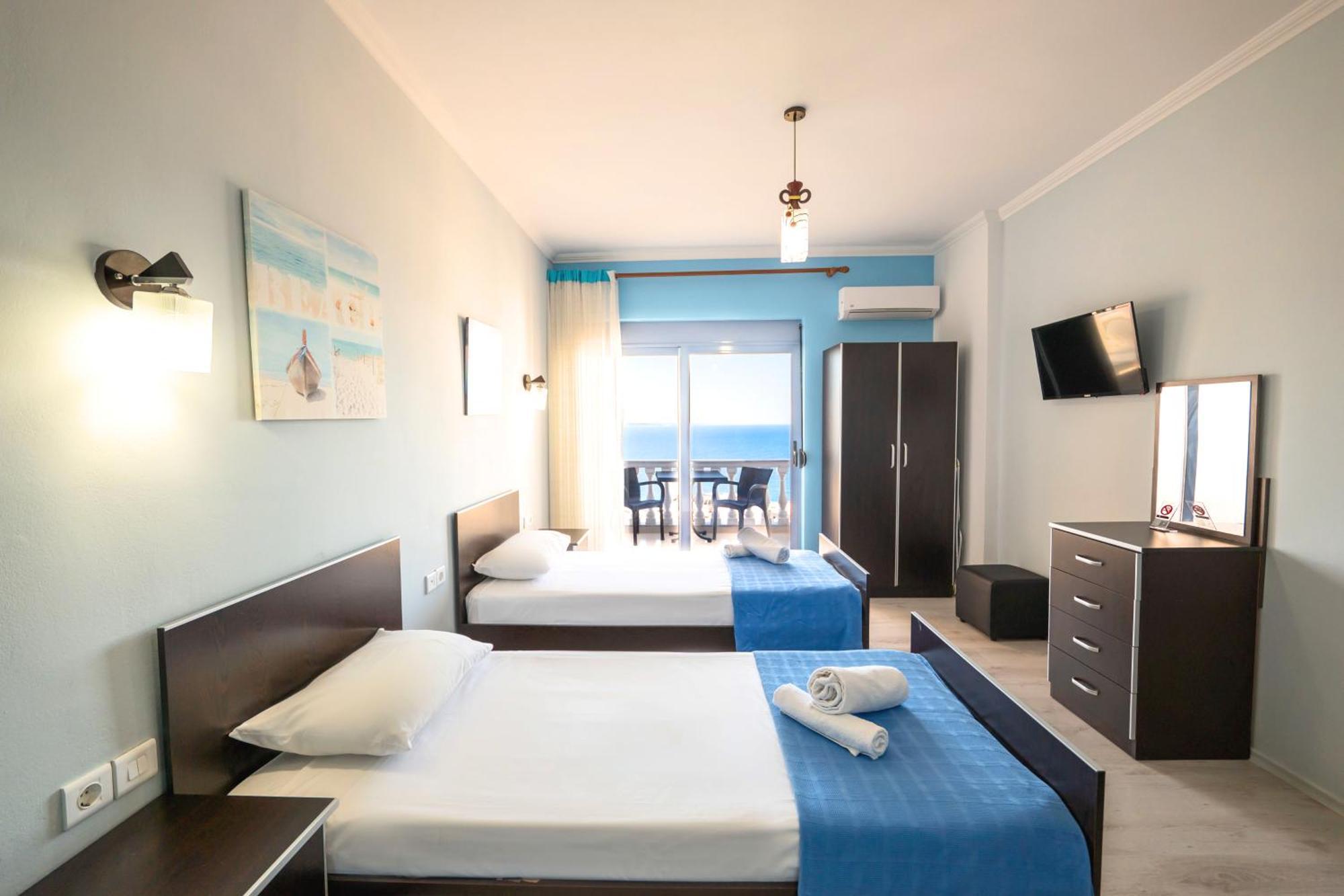 Keos Hotel Sarande Bagian luar foto
